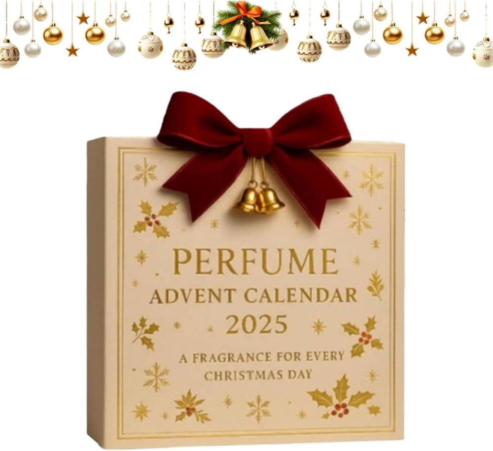 Feltree 2025 Perfume Advent Calendar for Women - 24 Travel-Size Mini Perfumes, Holiday Countdown Gift Set with Reusable Box