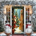 thumbnail image 1 of Feltree 35 x 72 Inch Christmas Door Cover with Santa Claus Design, 1 of 8