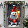 thumbnail image 1 of Feltree 35x71 Inch Christmas Door Cover for Festive Home Decor - Easy Install Holiday Door and Wall Decoration - Durable Polyester Fabric, 1 of 7