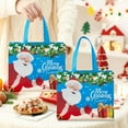 thumbnail image 1 of Feltree 5-Pack Christmas Non Woven Gift Bags, Reusable Holiday Decor and Shopping Bags for Party Favors, 1 of 7