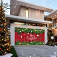 thumbnail image 1 of Feltree Christmas Garage Banner Large 157x70.87 Inch Polyester Outdoor Door Decoration Flag for Holiday Parties and Festive Atmospheres, 1 of 8