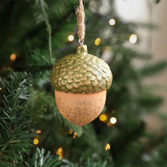 Feltree Christmas Hazelnut Pendant Ornament for Tree and Home Decor - Easy to Hang, Durable, Reusable