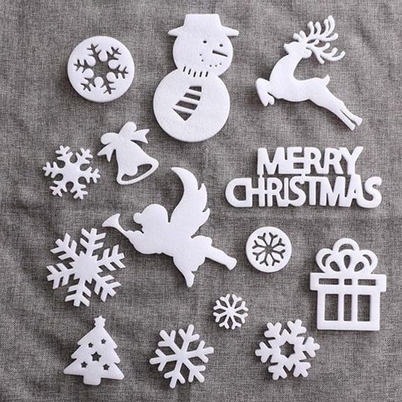 Feltree Premium Pearl Cotton Snowflake DIY Craft Kit for Christmas Tree Decorations and Gift Wrapping