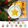 thumbnail image 1 of Feltree Sea Glass Christmas Tree Ornament - Handcrafted 3-Inch Beach Theme Holiday Decor with Mini Tree and Shells, Perfect for Christmas Gifts and Family Celebrations, 1 of 7