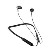Feltree Wireless Headphones For Walk Neckband Bluetooth Headphones HD Stereo Wireless Sports Earphones Around Neck Bluetooth Headphones Noise Cancelling Mic Magnetic Attraction