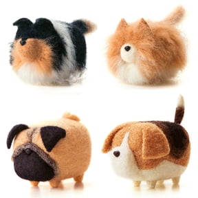 Feltsky Faceless Dog Needle Felting Starter Kit Craft Kits Gift for Mother's Day Birthday