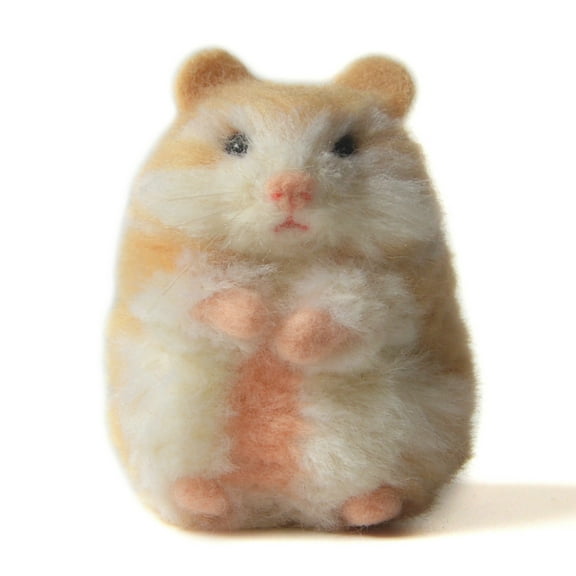 Feltsky Hamster Needle Felting Kit for Beginners Easy Steps to Make with Everything Christmas for Mom