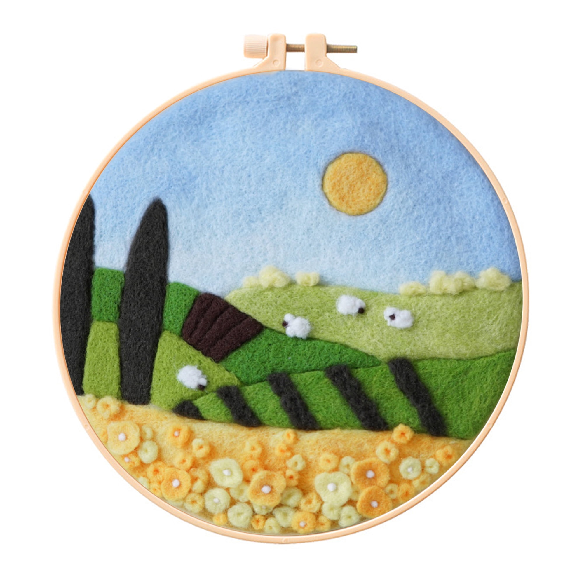 Feltsky Kit Infeltrimento Ad Ago Per Adulti - Presepe Fai Da Te Con Lana Merino E Accessori