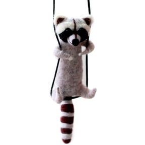 Feltsky Swing Animal Needle Felting Kits for Beginners Gift for Mother's Day Birthday 4 INCH Height