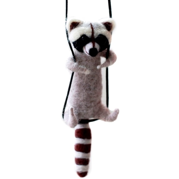 Feltsky Swing Animal Needle Felting Kits for Beginners Gift for Mother's Day Birthday 4 INCH Height