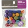 thumbnail image 1 of Feltworks Ball Assortment 30/Pkg, 1 of 2