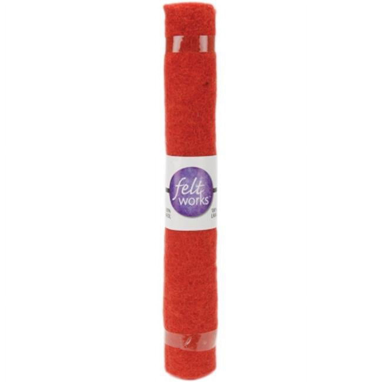 Feltworks Flat Felt Rolls 12"X12"Terra Cotta