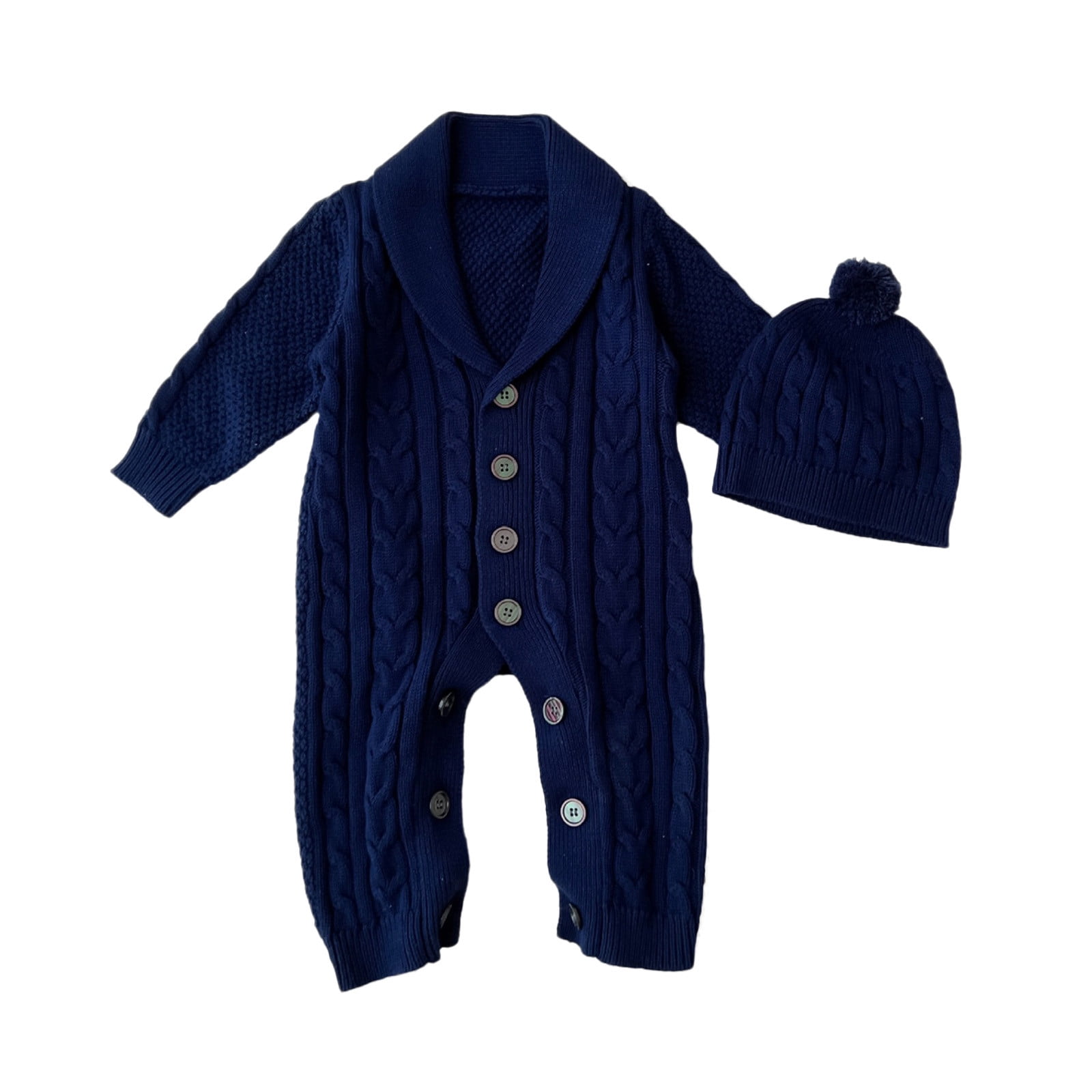 Felwors Coat For Kids Babys Girls Boys Knit Sweater Solid Spring Winter