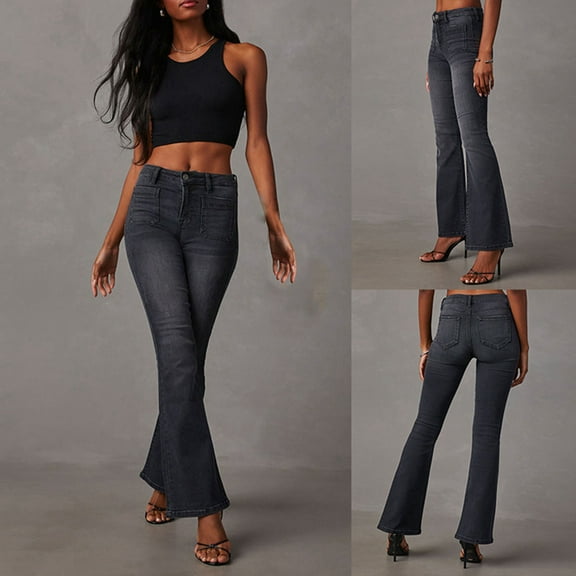 Female Autumn And Winter Retro Washed High Waisted Skinny Jeans For Slenderizing And Stretchy Elongating Jeans For Women Super Straight Women plus Pants Womens Designer Pants Denim Look Leggings Boot