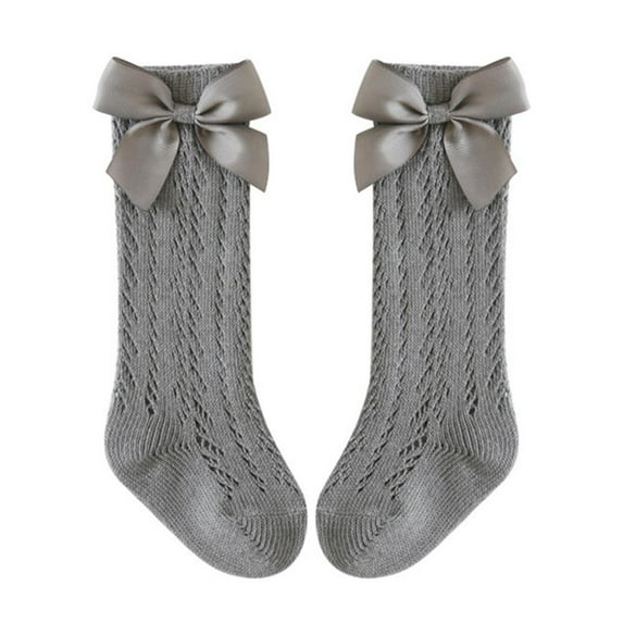 Female Baby High Stockings 1 Piece Bow Stockings Baby Toddler School Uniform Tights Princess Baby Socks