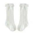 thumbnail image 1 of Female Baby High Stockings 1 Piece Bow Stockings Baby Toddler School Uniform Tights Princess Baby Socks, 1 of 2