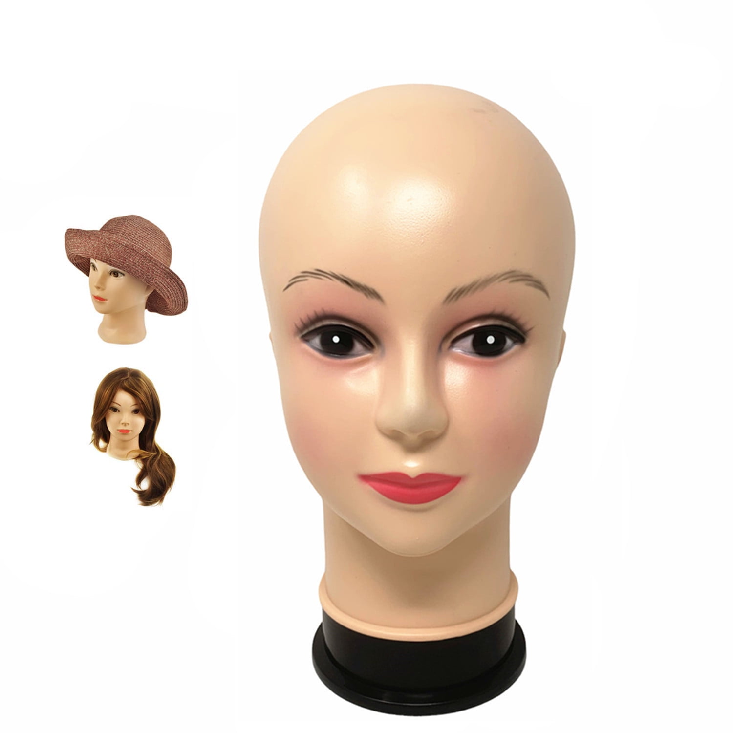 Female Bald Mannequin Doll Head for Wig Making & Displaying for Hats ...