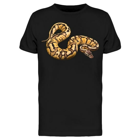 Female Ball Python T-Shirt Men -Image by Shutterstock, Male 3X-Large
