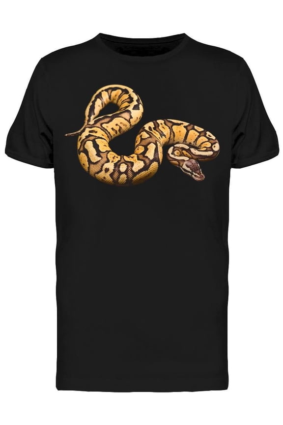 Female Ball Python T-Shirt Men -Image by Shutterstock, Male Small