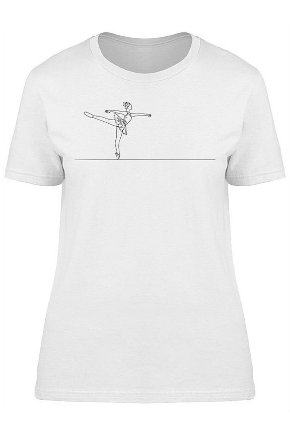 Female Ballet Dancer T-Shirt Women -Image by Shutterstock, Female Small