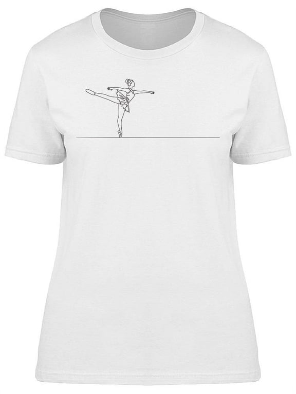 Female Ballet Dancer T-Shirt Women -Image by Shutterstock, Female Small