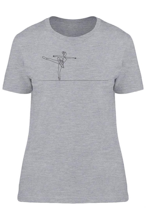 Female Ballet Dancer T-Shirt Women -Image by Shutterstock, Female Small
