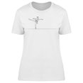 thumbnail image 1 of Female Ballet Dancer T-Shirt Women -Image by Shutterstock, Female XX-Large, 1 of 2