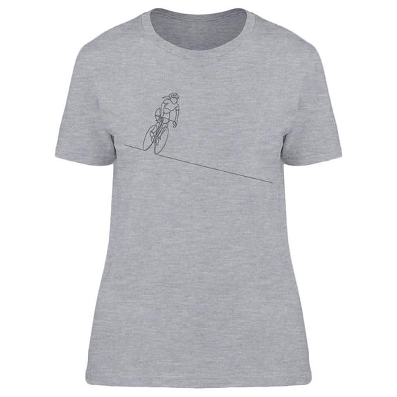 Female Bicycle Racer T-Shirt Women -Image by Shutterstock, Female Large