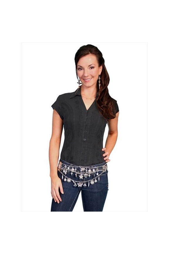 Female Cantina Shirt - Black - Extra Small