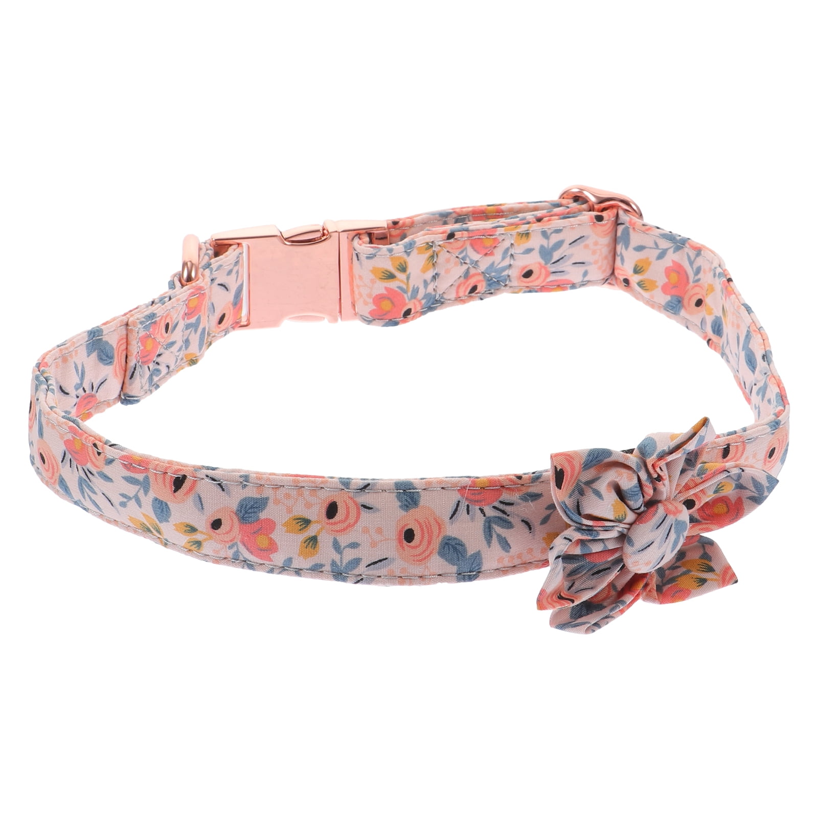 Female Cat Collar Dog with Flower Pink Ties Sunflower Cute Collars
