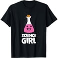 thumbnail image 1 of Female Chemist Chemistry Girl Science Girl T-Shirt, 1 of 4