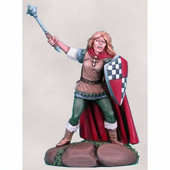 Female Cleric with Mace Avalyne The Life Giver Miniature Elmore Masterwork Dark Sword Miniatures