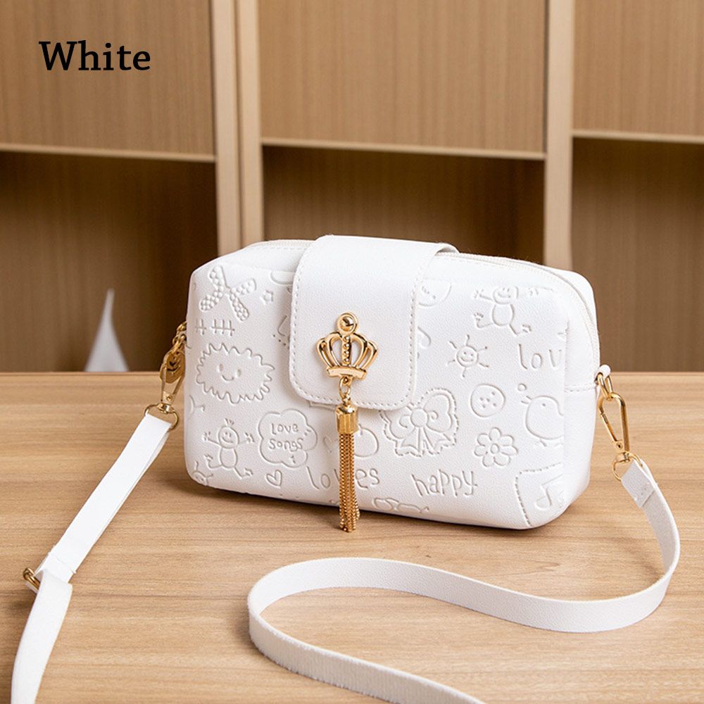 Female Crossbody Small Square Purse Shoulder Bags Messenger Bags