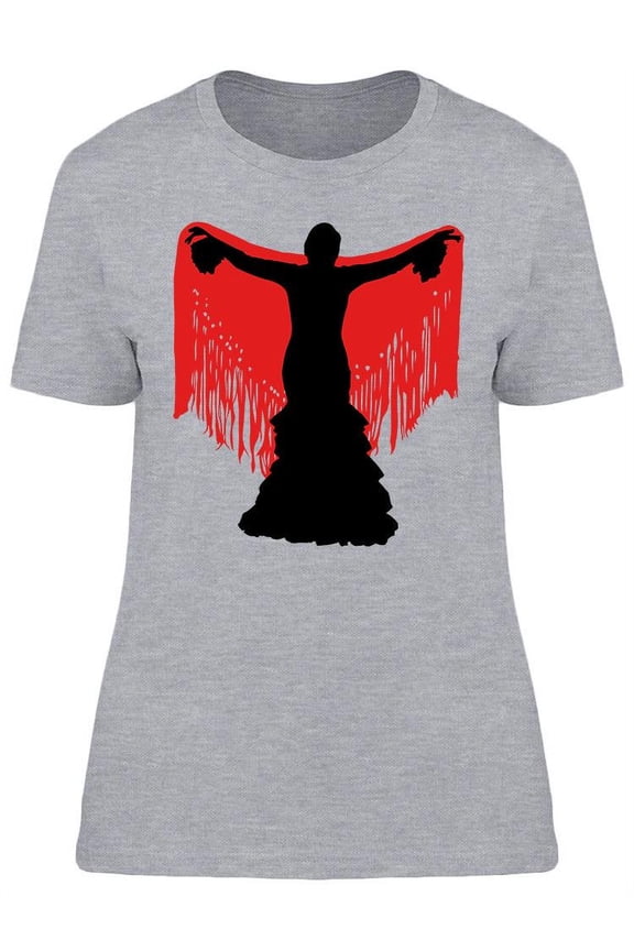 Female Dancer T-Shirt Women -Image by Shutterstock, Female Large