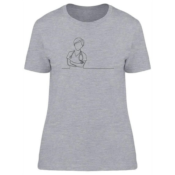 Female Doctor T-Shirt Women -Image by Shutterstock, Female XX-Large