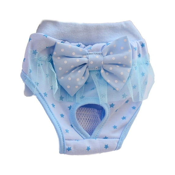 Female Dog Diaper Reusable Washable Durable Absorbent Cloth Doggie Diapers Pants