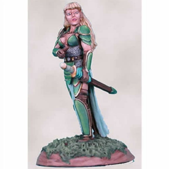 Female Elven Fighter with Long Sword Miniature Elmore Masterwork Dark Sword Miniatures