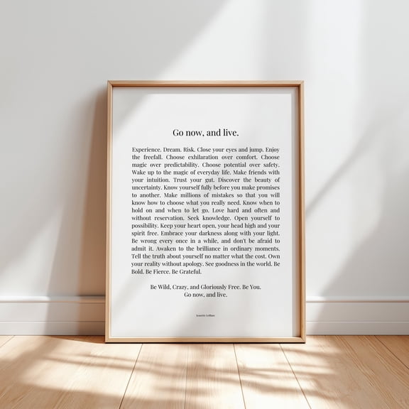 Female Empowerment Art Print Courage + Transformation Inspirational Life Manifesto New Chapter Motivational Poster