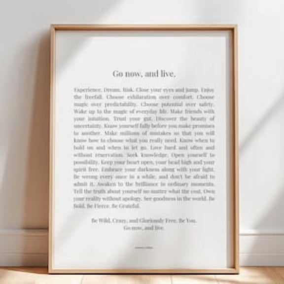 Female Empowerment Courage Transformation Poster, Poster Home Decor, Poster Only