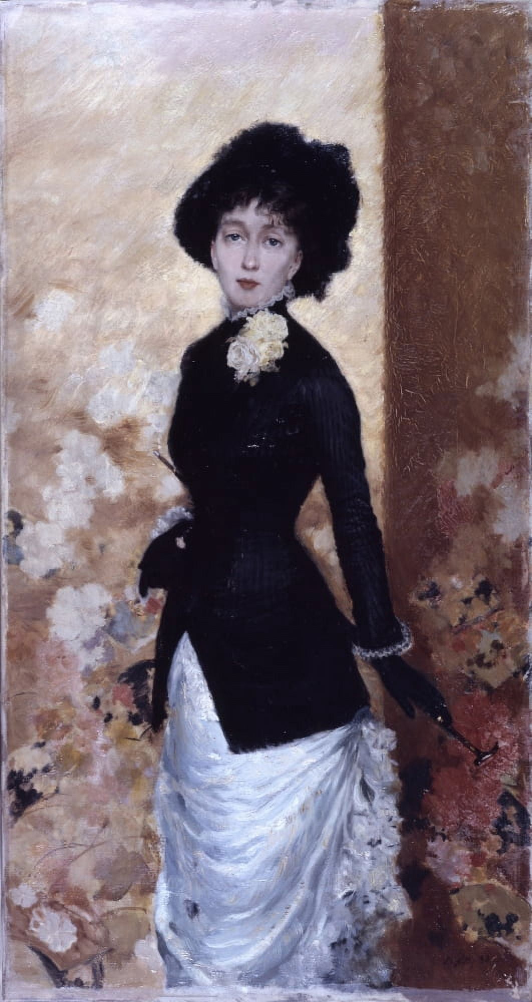 Female Figure (Figura Di Donna) Canvas Art - (24 x 36)
