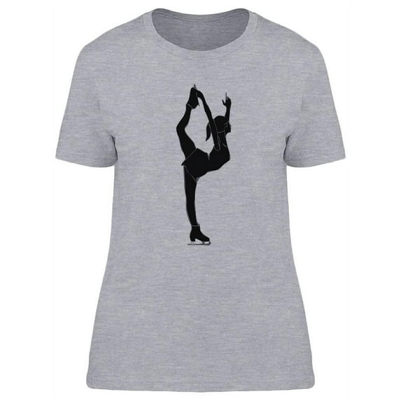 Female Figure Skating Design T-Shirt Women -Image by Shutterstock, Female XX-Large