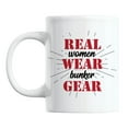 thumbnail image 1 of Female Firefighter Quotes White Ceramic Coffee & Tea Mug Cup (11oz), 1 of 3