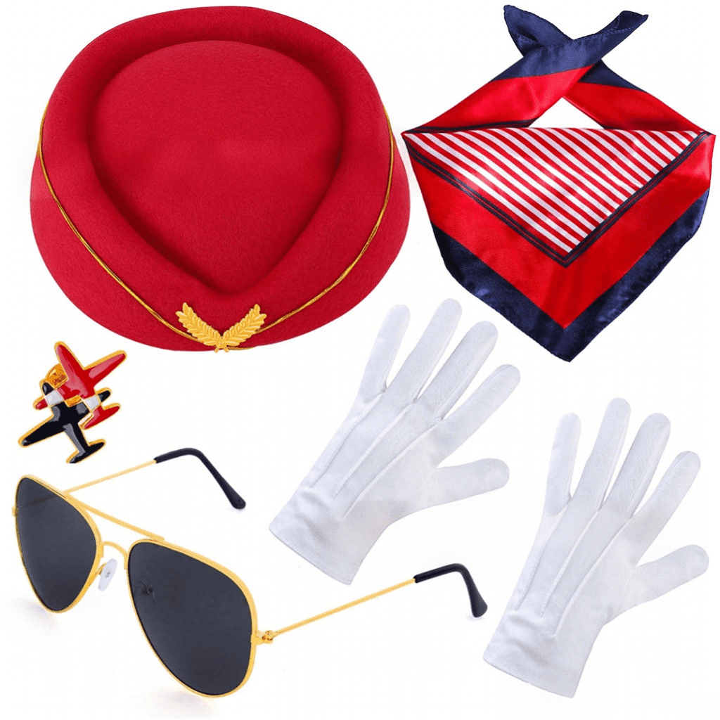 Female Flight Attendant Role Accessories - Featuring Pilot  display picture 3