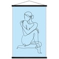 thumbnail image 1 of Female Form Continuous Line Wall Poster with Magnetic Frame, 22.375" x 34", 1 of 5