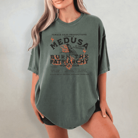 Female Gaze Productions Medusa Teacher Comfort Color Shirt