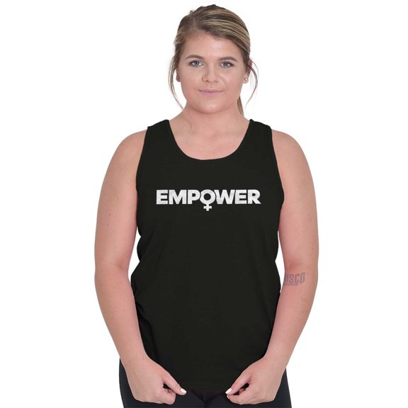 Female Girl Power Empowering Women Tank Top Tee Shirt Women Brisco Brands S
