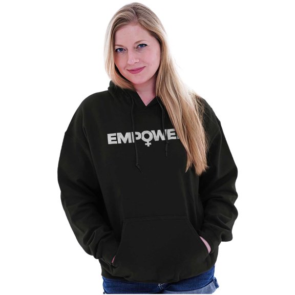 Female Girl Power Empowering Women Women Plus Size Graphic Pullover Hoodie Brisco Brands 2X