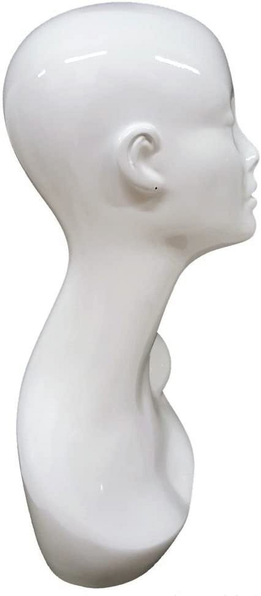LASHVIEW Rubber Practice Training Head Manikin Cosmetology Mannequin Doll Face