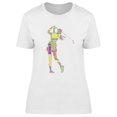 thumbnail image 1 of Female Golfer Mosaic T-Shirt Women -Image by Shutterstock, Female 3X-Large, 1 of 2