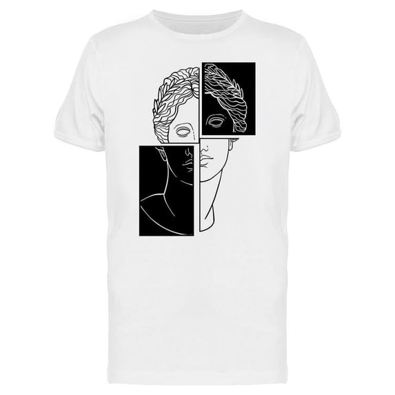 Female Greek Statue T-Shirt Men -Image by Shutterstock, Male x-Large